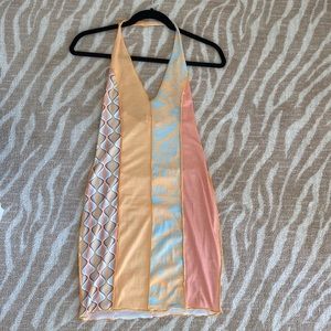 Brand new fun halter sun dress